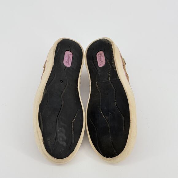 Simple EcoSneaks Hemp Flats Womens Slip On Sz 6.5 Brown Cream Organic Eco Shoes - Picture 10 of 11